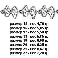 Браслет из серебра, артикул LV71023