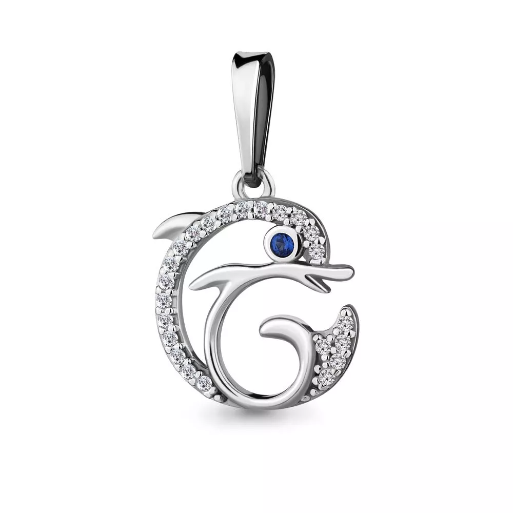 Подвеска из серебра, артикул LV24193АБ