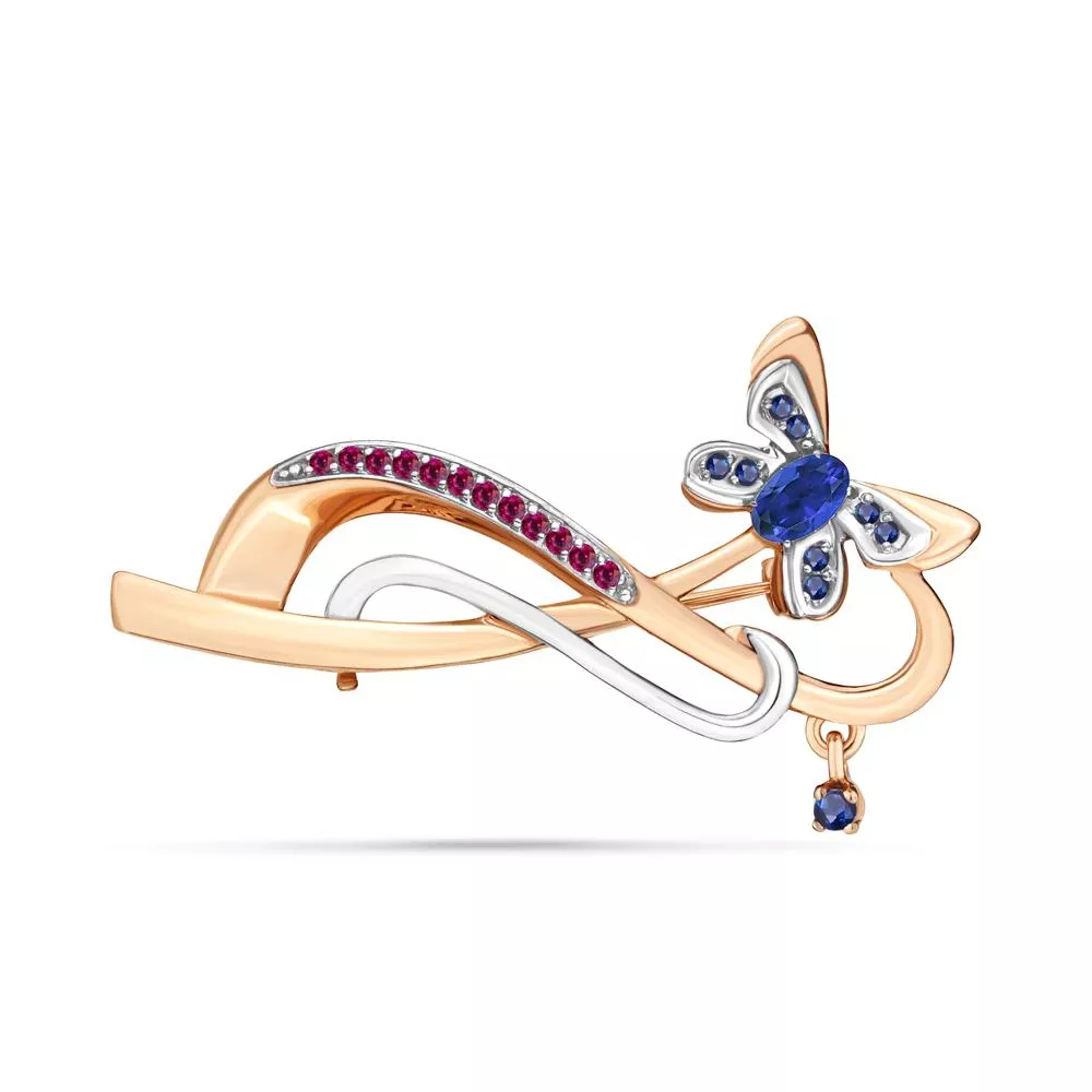 Брошь из золота, артикул LV971027к