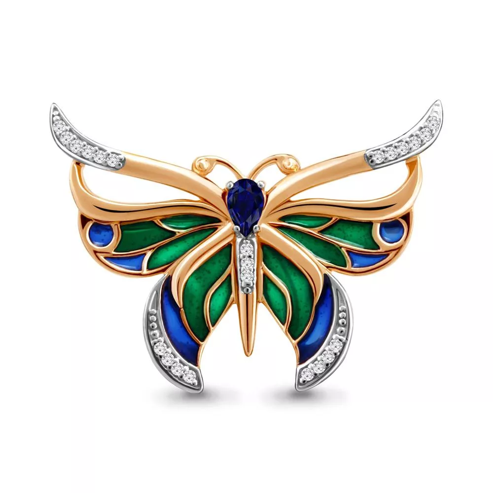 Брошь из золота, артикул LV971025Ак