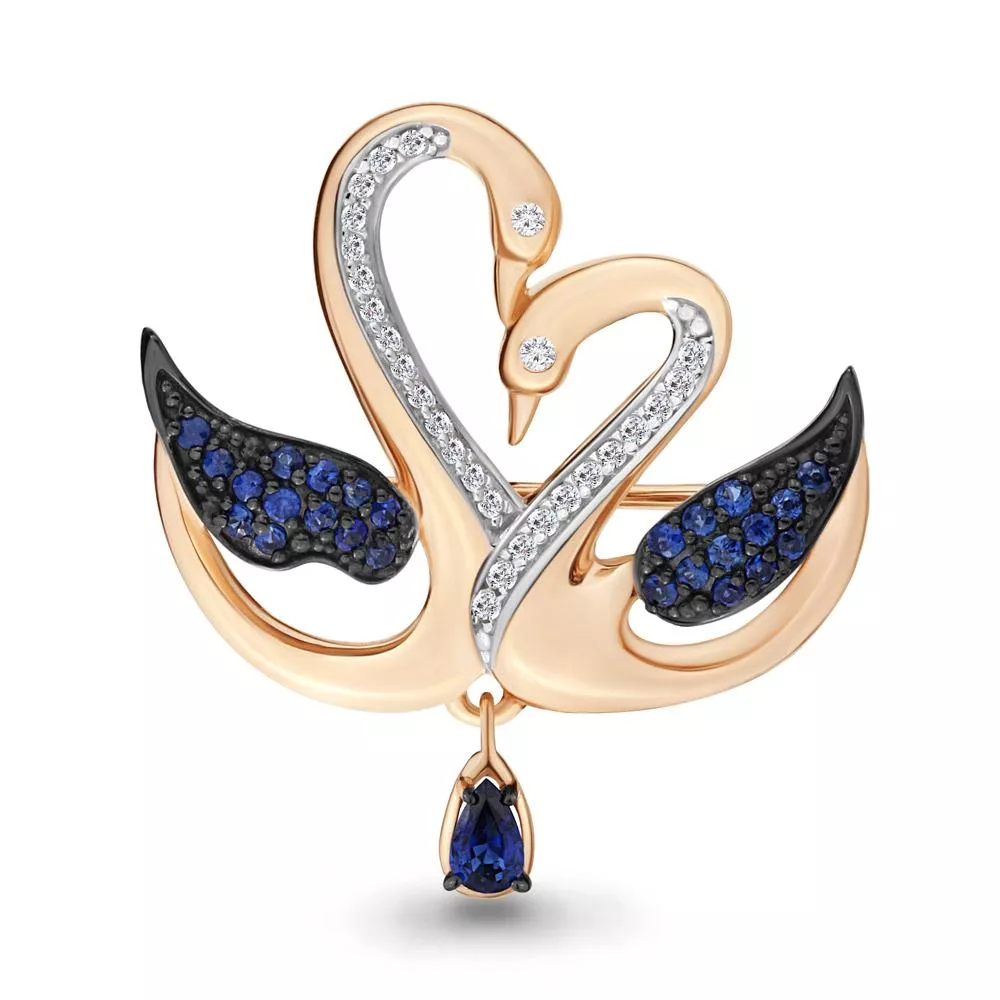 Брошь из золота, артикул LV971023Ак