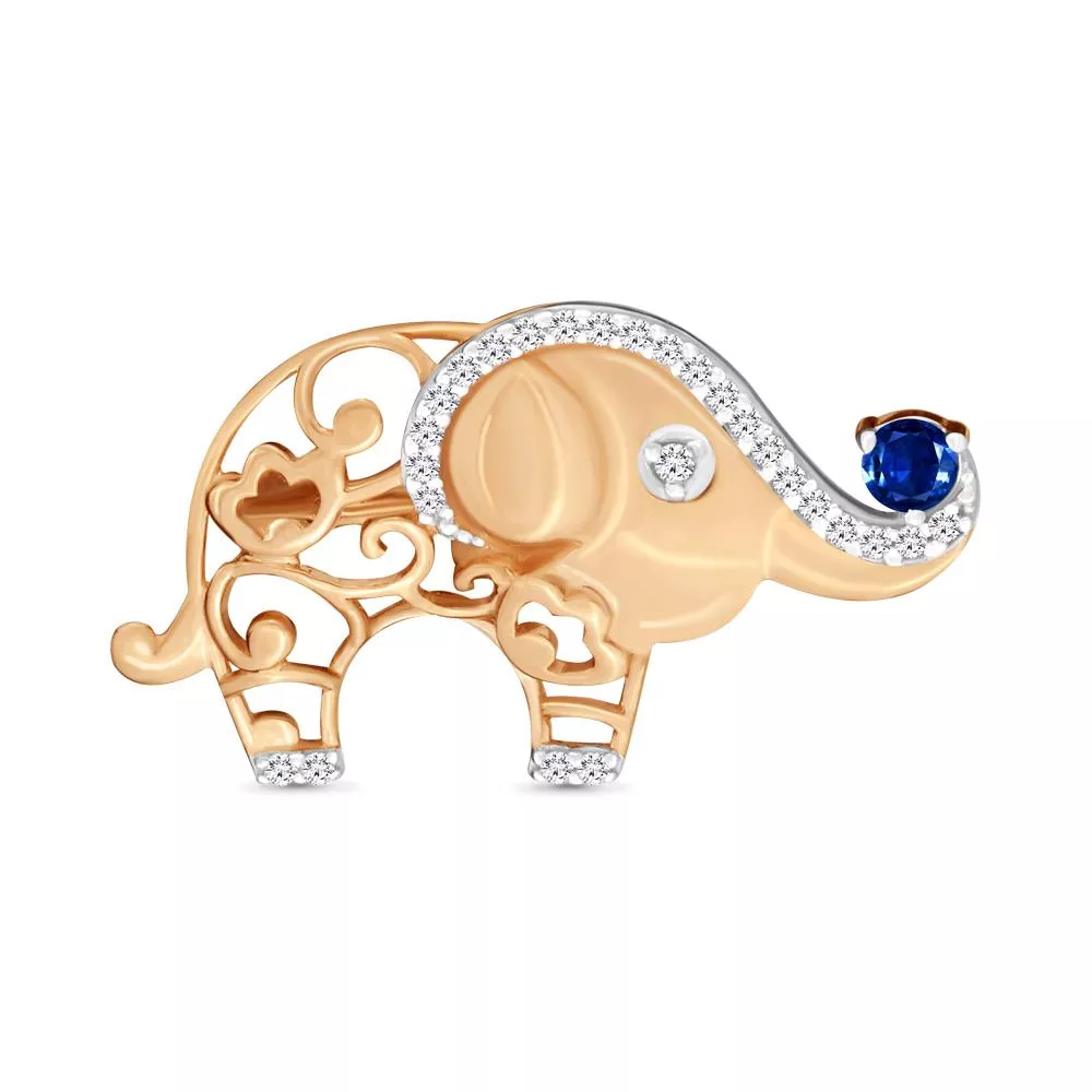 Брошь из золота, артикул LV971020Ак