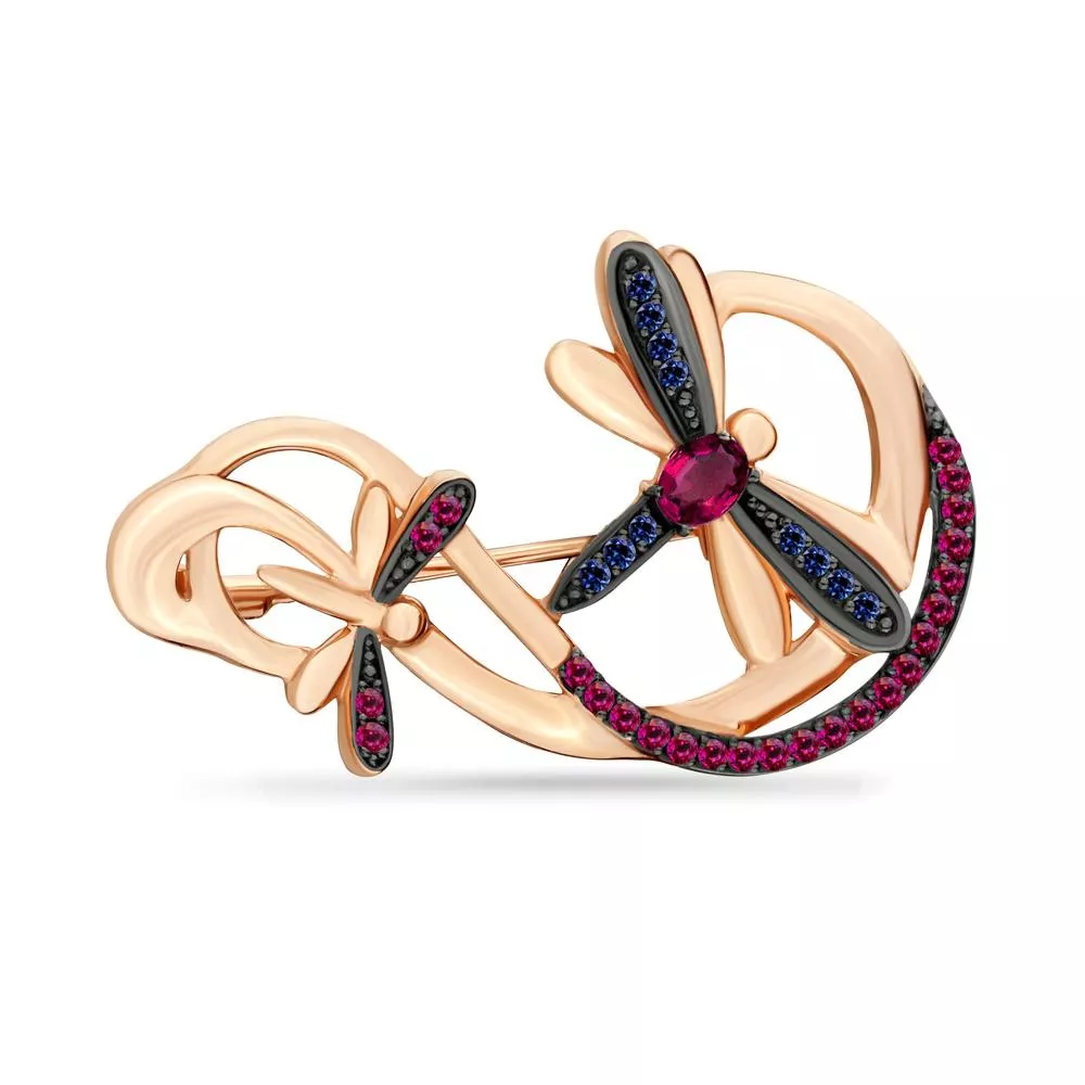 Брошь, артикул LV971015к, золото