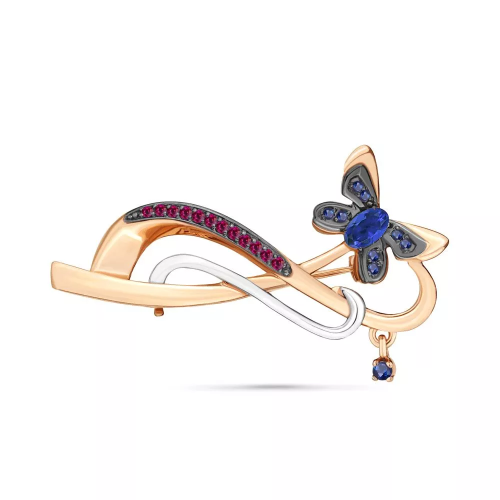 Брошь из золота, артикул LV971014к