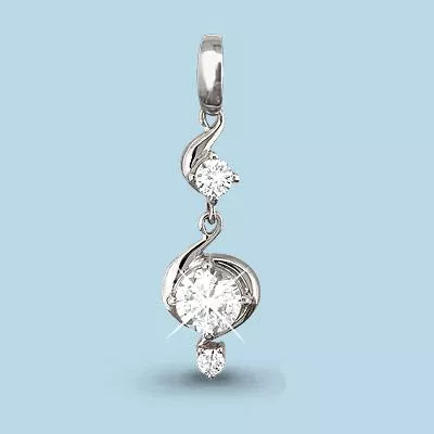 Подвеска, артикул LV23506, серебро