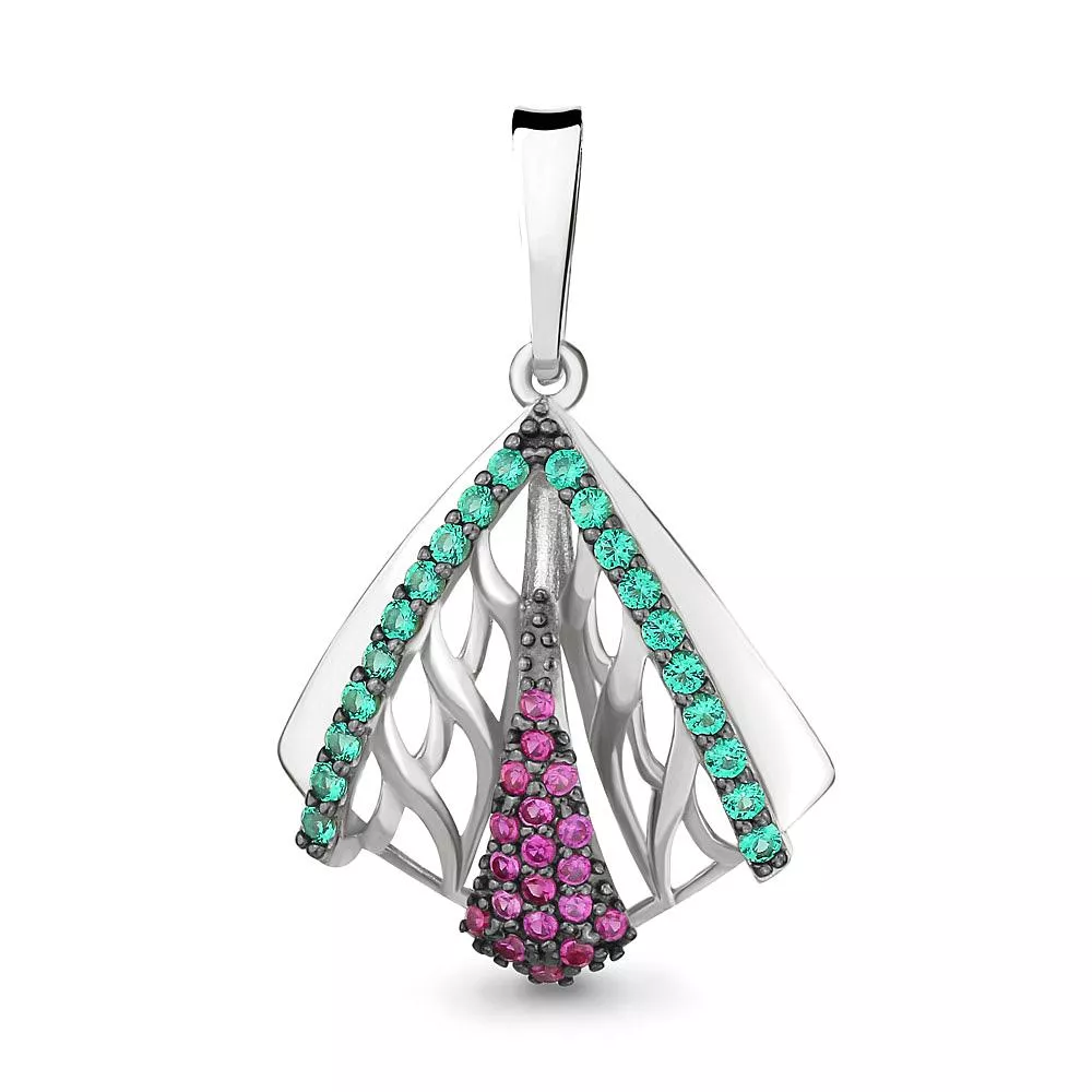 Подвеска из серебра, артикул LV23433ВГ