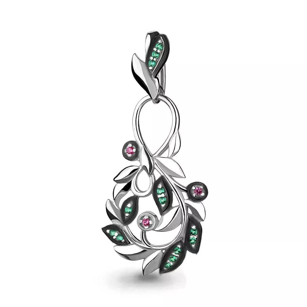 Подвеска из серебра, артикул LV23414ГВ