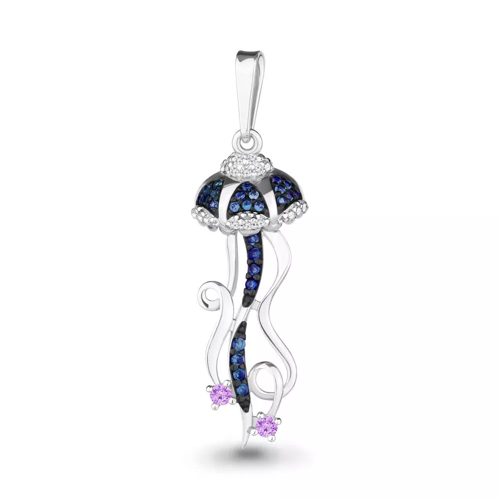 Подвеска из серебра, артикул LV23404БВ