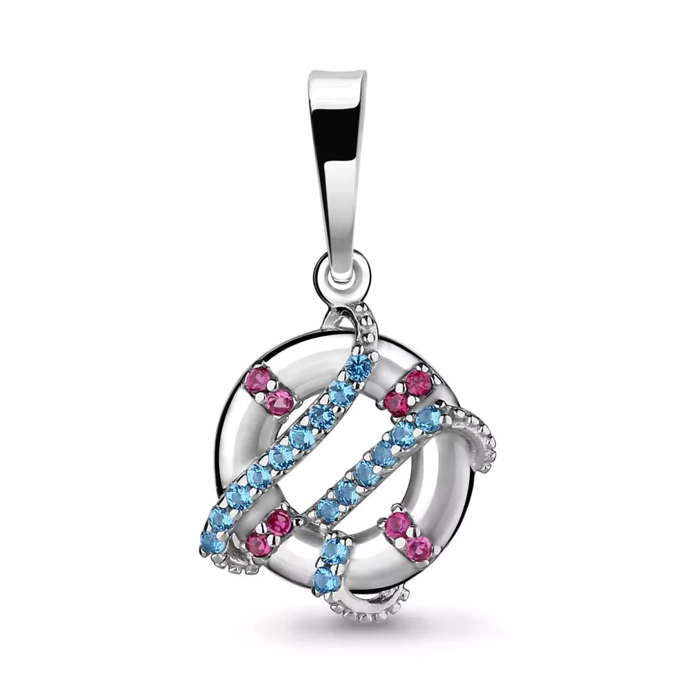 Подвеска, артикул LV23393БВ, серебро