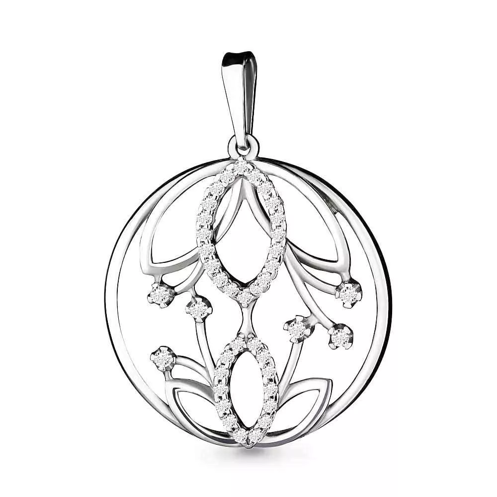 Подвеска, серебро, артикул LV23388А