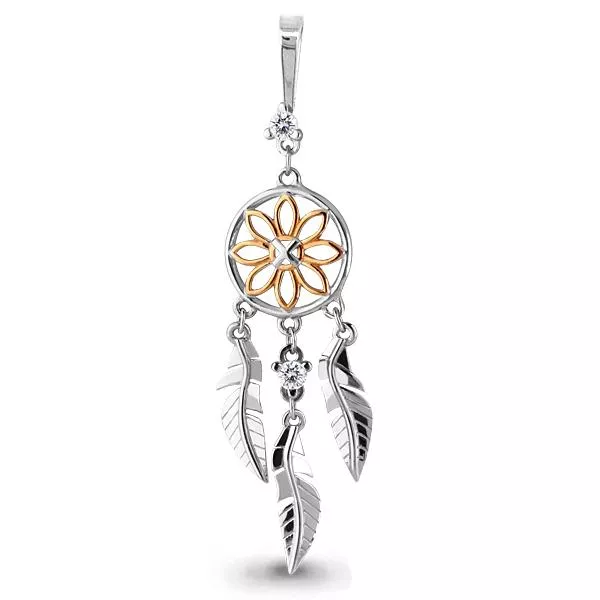 Подвеска, серебро, артикул LV23320А