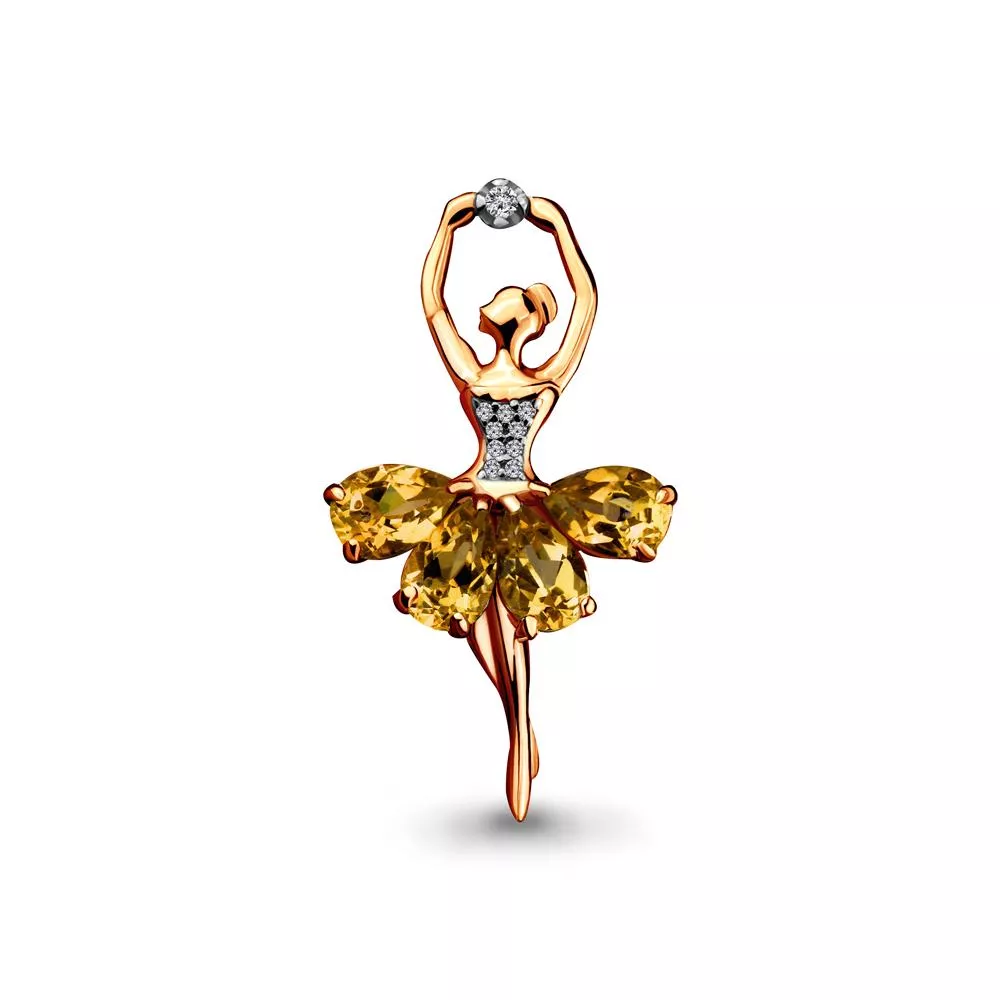 Брошь, золото, артикул LV7263306А