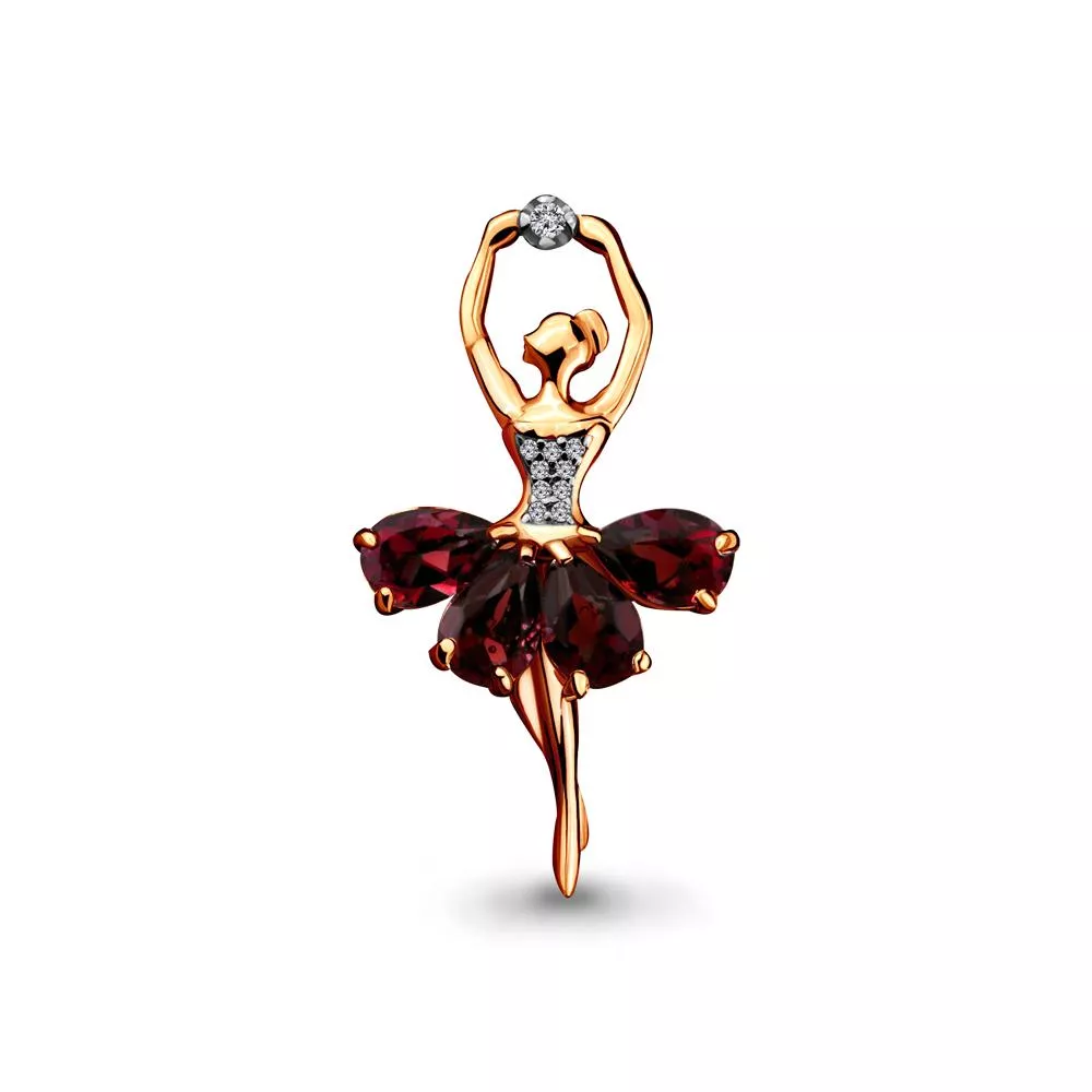 Брошь, золото, артикул LV7263303А