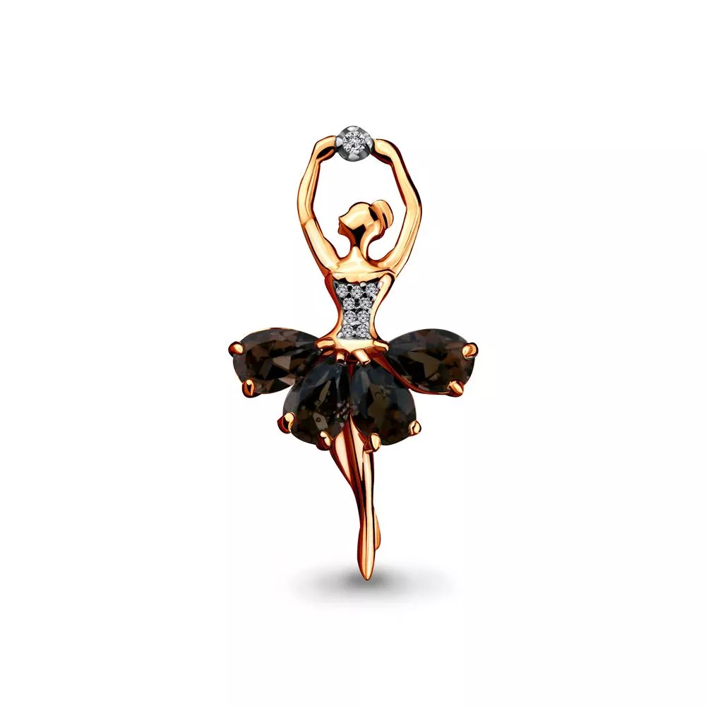 Брошь из золота, артикул LV7263301А