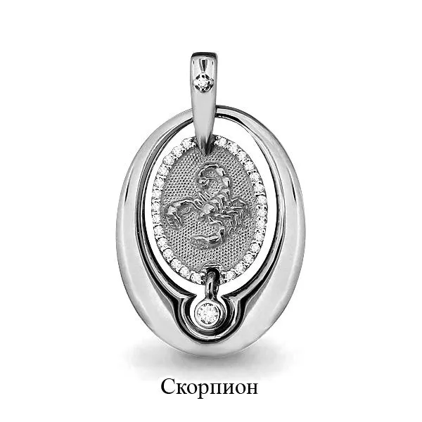 Подвеска из серебра, артикул LV23141А