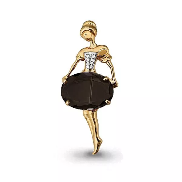 Брошь, золото, артикул LV7263201А