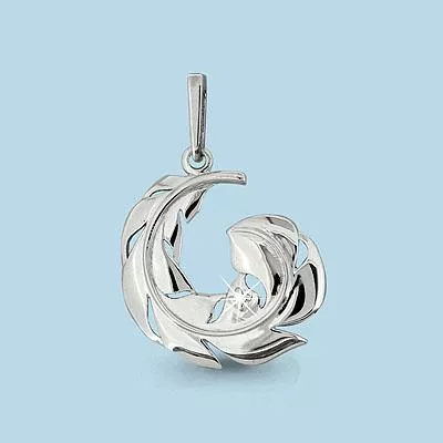 Подвеска, серебро, артикул LV22944А