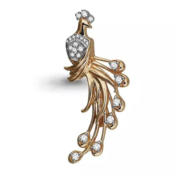 Брошь, золото, артикул LV72616А