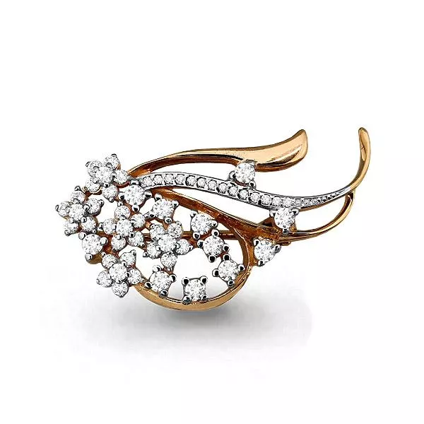 Брошь из золота, артикул LV72615А