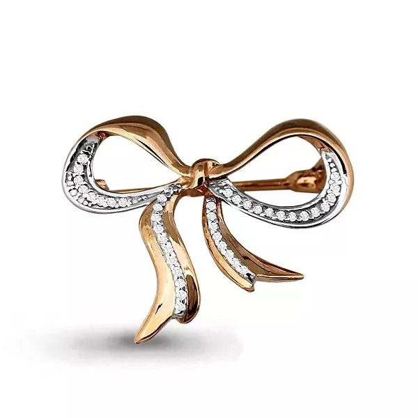 Брошь, золото, артикул LV72611А