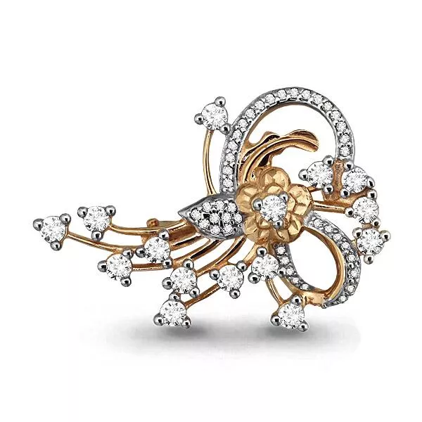 Брошь из золота, артикул LV72609А