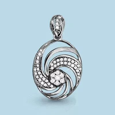 Подвеска из серебра, артикул LV22676А