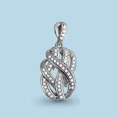 Подвеска, серебро, артикул LV22648А