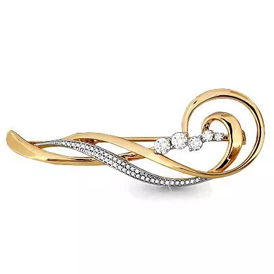 Брошь из золота, артикул LV72568А