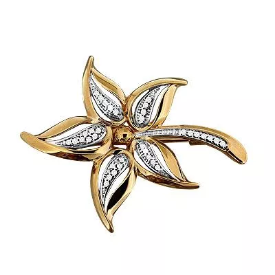 Брошь из золота, артикул LV72563А