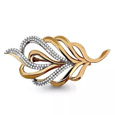 Брошь, артикул LV72558А, золото