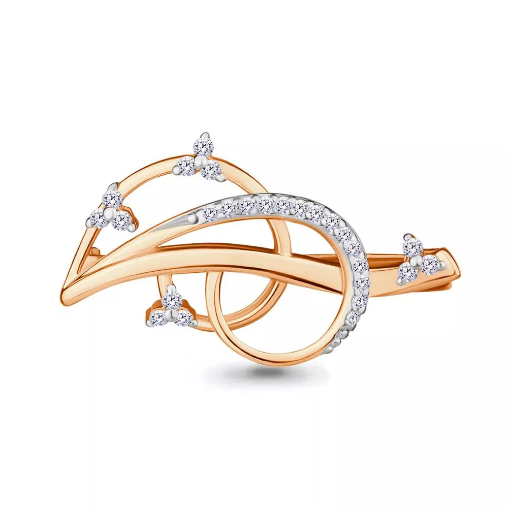 Брошь из золота, артикул LV72539А