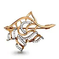 Брошь из золота, артикул LV72531А