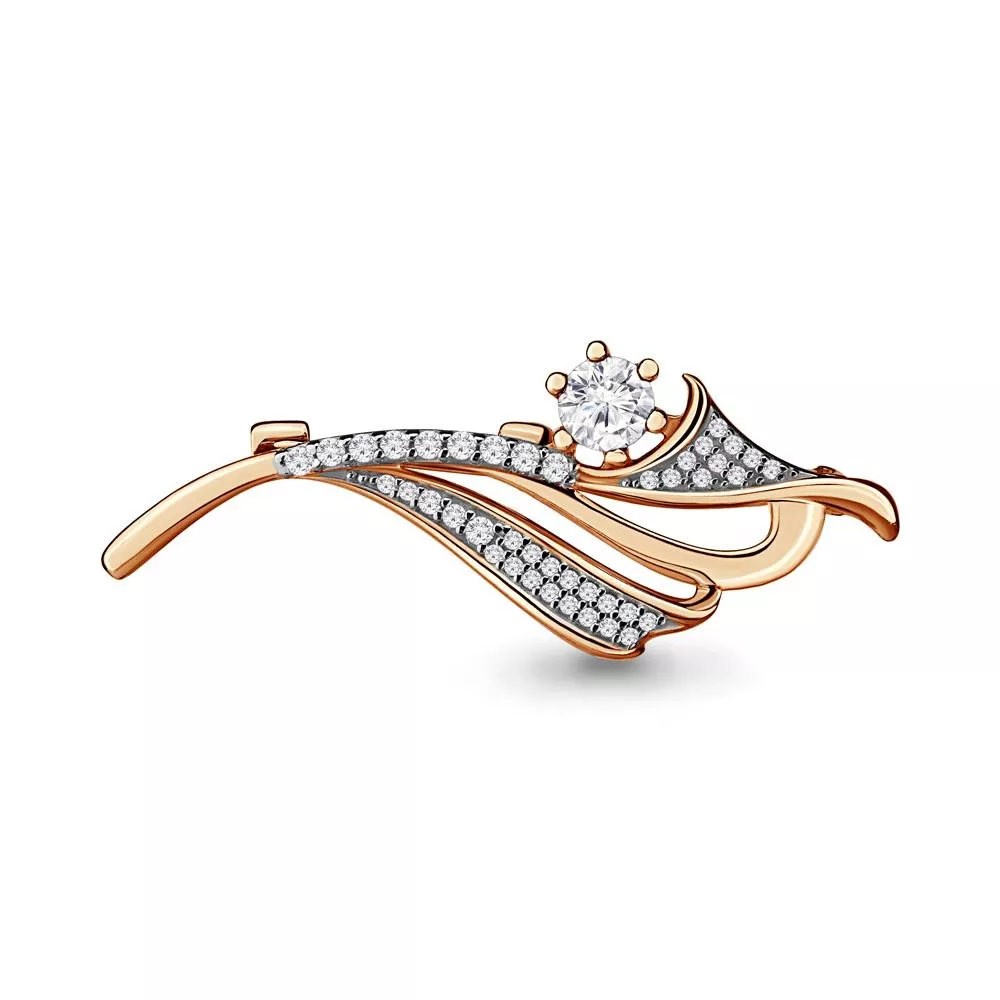 Брошь, артикул LV71512А, золото