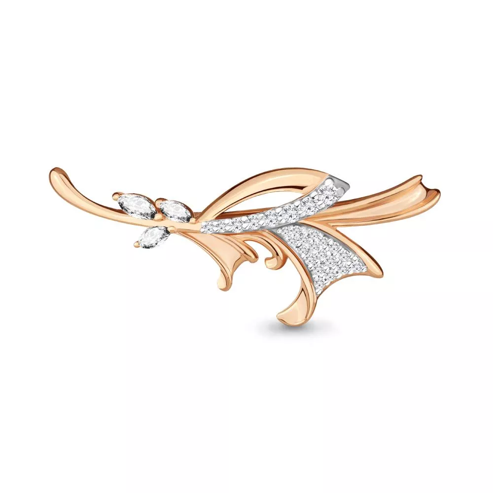 Брошь из золота, артикул LV71511А