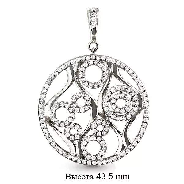 Подвеска, артикул LV21360А, серебро