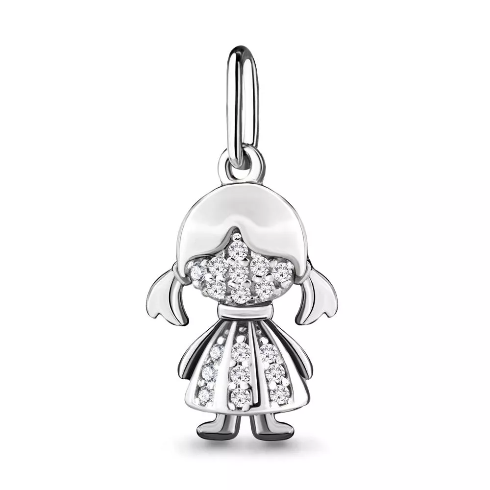 Подвеска, серебро, артикул LV21266А