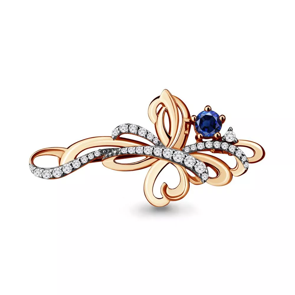 Брошь из золота, артикул LV71507Б