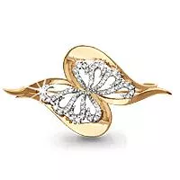 Брошь, артикул LV71506А, золото