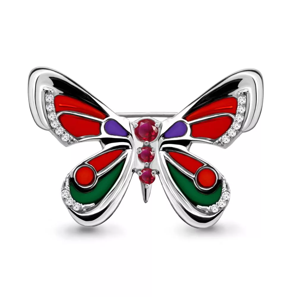 Брошь, артикул LV77304В, серебро