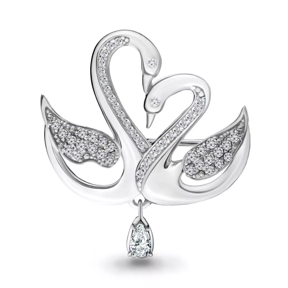 Брошь, артикул LV77301А, серебро