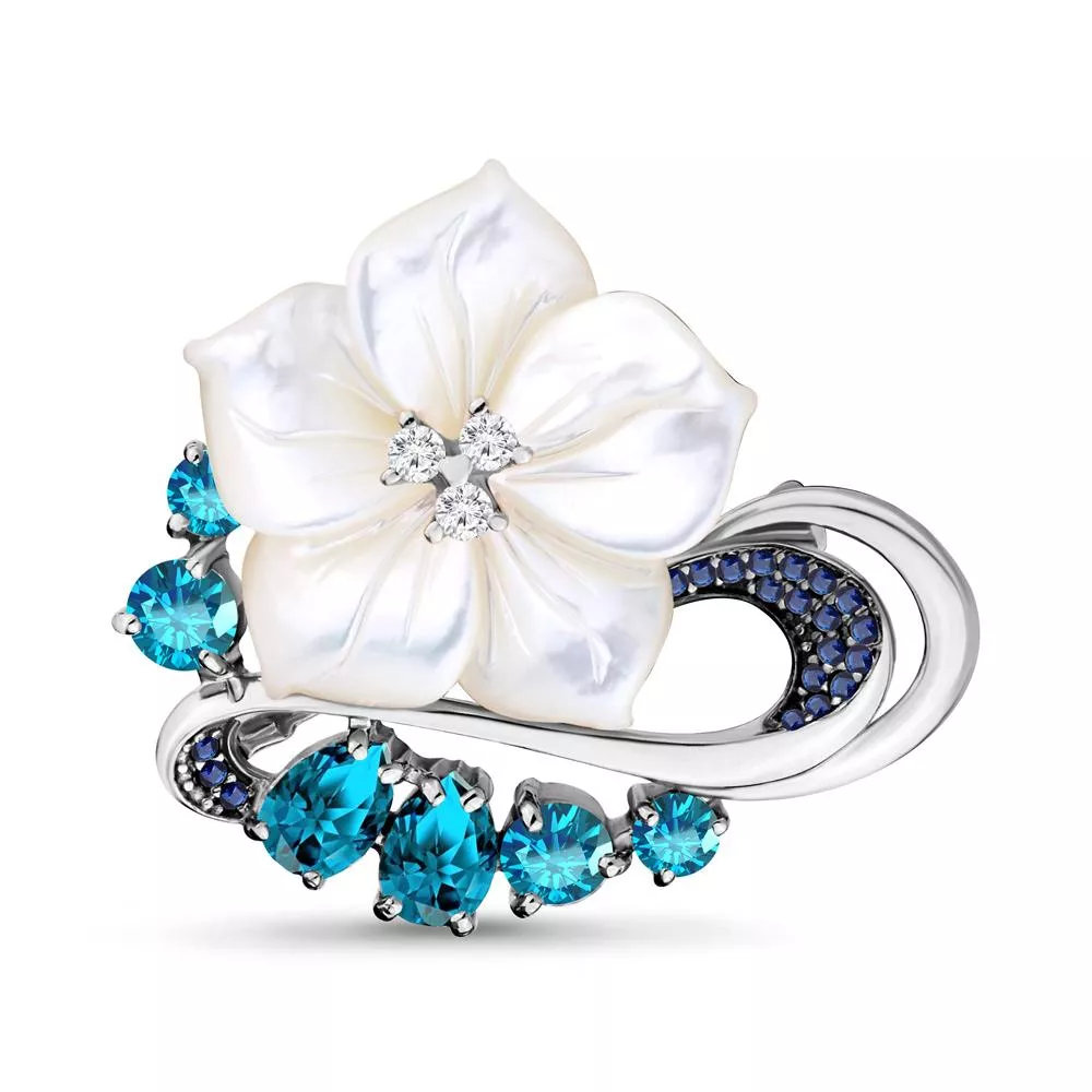 Брошь, артикул LV7277705Б, серебро