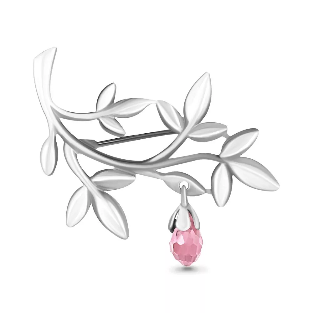 Брошь, серебро, артикул LV72772Р