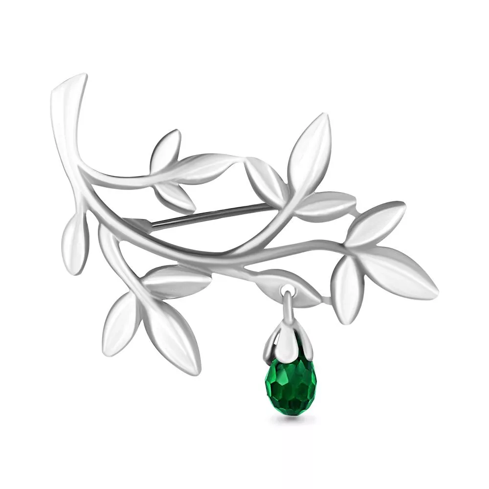 Брошь из серебра, артикул LV72772П