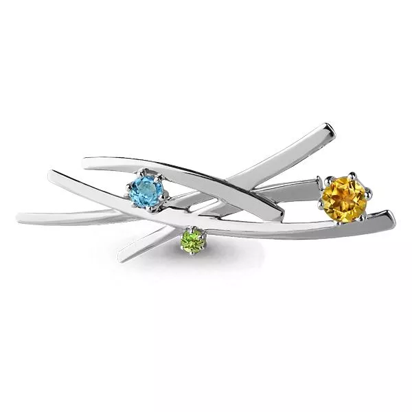 Брошь, артикул LV7271858, серебро