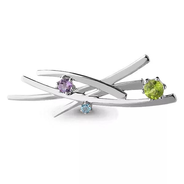 Брошь, серебро, артикул LV7271851