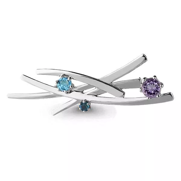 Брошь из серебра, артикул LV7271842