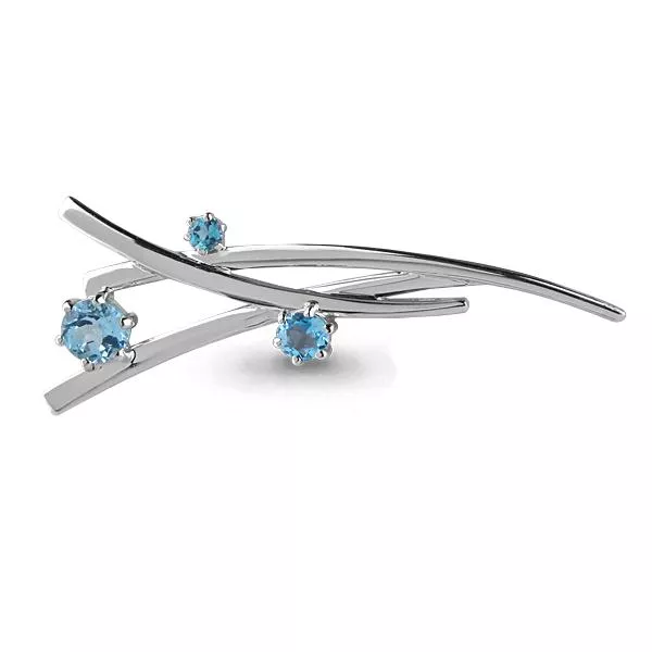 Брошь из серебра, артикул LV7271705