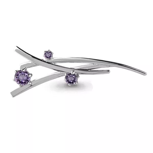 Брошь, артикул LV7271704, серебро