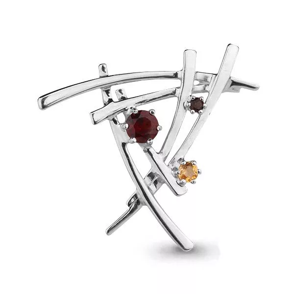 Брошь, серебро, артикул LV7271647