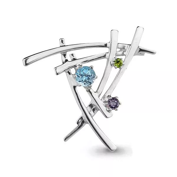 Брошь из серебра, артикул LV7271640